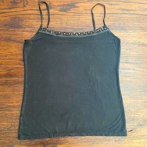 Bejeweled Brown Cami